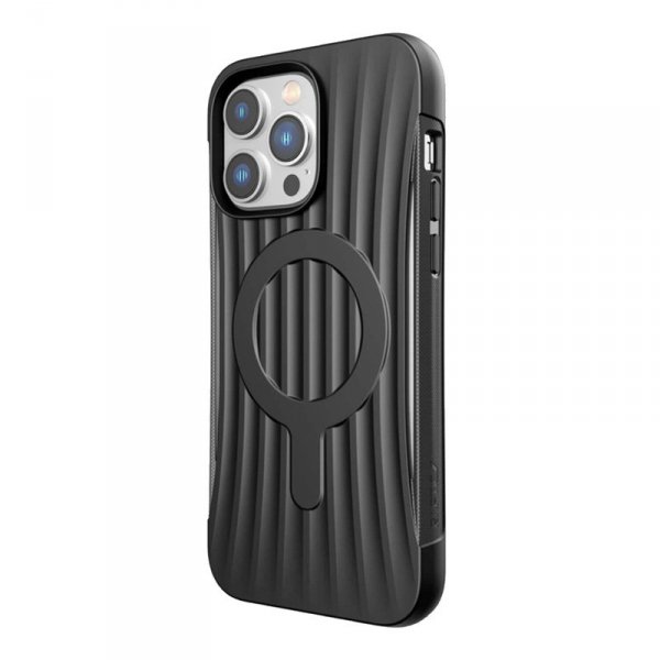 X-Doria Raptic Clutch MagSafe - Biodegradowalne etui iPhone 14 Pro Max (Drop-Tested 3m) (Black)