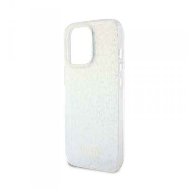 Guess IML Faceted Mirror Disco Iridescent - Etui iPhone 15 Pro Max (Iridescent)