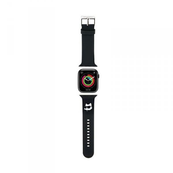 Karl Lagerfeld 3D Rubber Choupette Head NFT - Pasek do Apple Watch 38/40/41 mm (czarny)