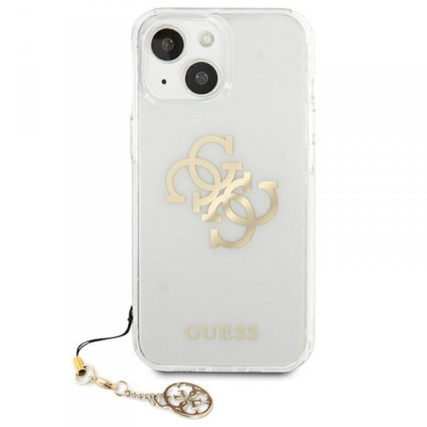 Guess 4G Big Logo Charm Gold- Etui iPhone 13 mini (złoty charms)