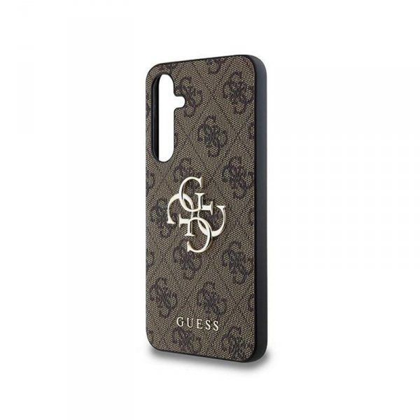 Guess 4G Big Metal Logo - Etui Samsung Galaxy A35 5G (brązowy)
