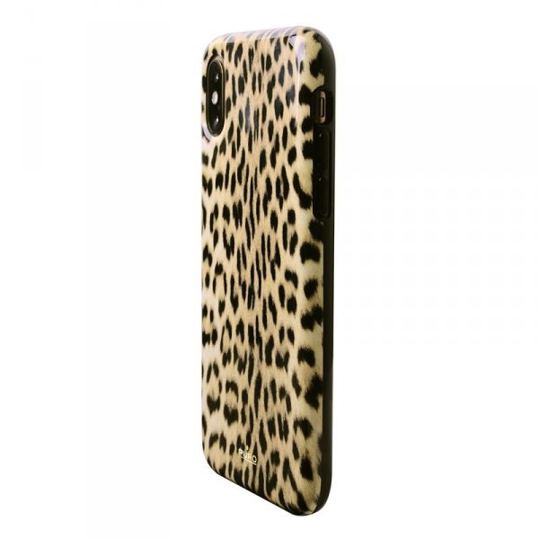 PURO Glam Leopard Cover - Etui iPhone Xs / X (Leo 1)