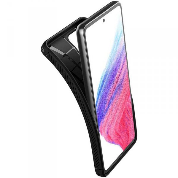 Spigen Rugged Armor - Etui do Samsung Galaxy A53 5G (Czarny)