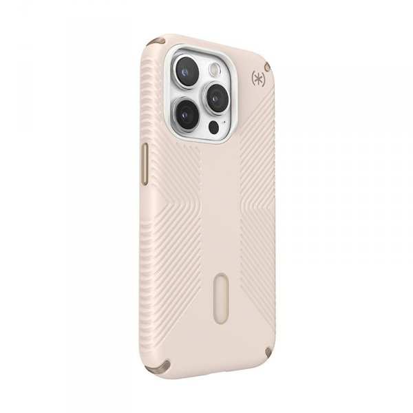 Speck Presidio2 Grip ClickLock & Magsafe - Etui iPhone 15 Pro (Bleached Bone / Heirloom Gold / Hazel Brown)