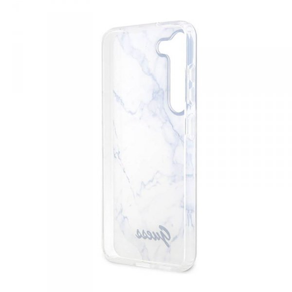 Guess Marble Collection - Etui Samsung Galaxy S23 (biały)