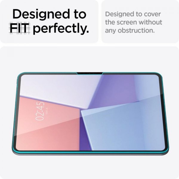 Spigen GLAS.TR EZ FIT - Szkło hartowane do iPad Pro 11&quot; (M4, 2024) (Przezroczysty)
