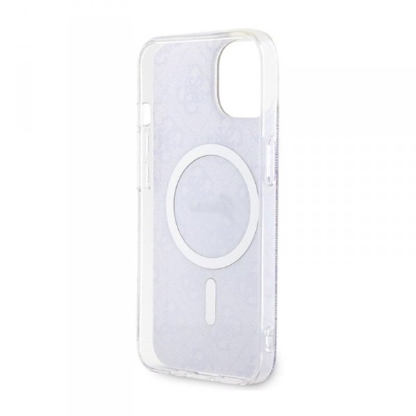 Guess 4G MagSafe - Etui iPhone 14 Plus (Purpurowy)