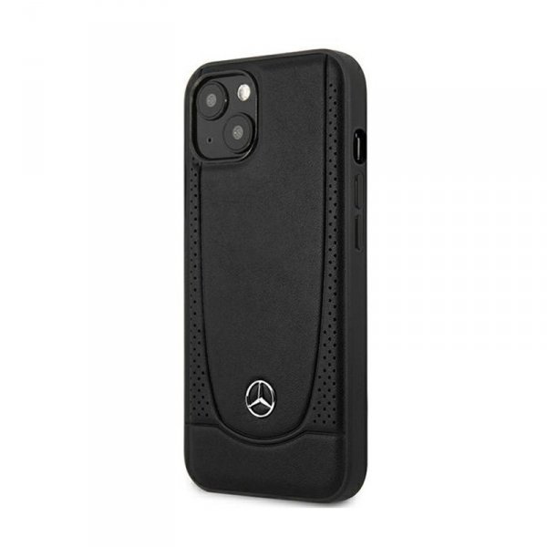 Mercedes Leather Urban Line - Etui iPhone 15 Plus (czarny)
