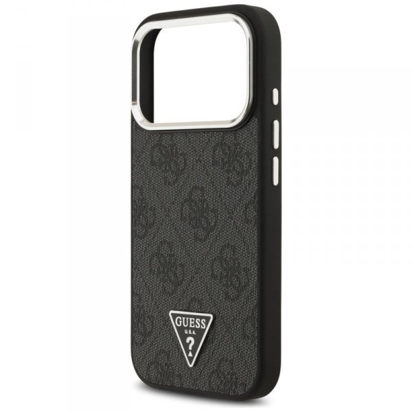 Guess 4G Triangle Logo MagSafe - Etui iPhone 17 Pro (czarny)