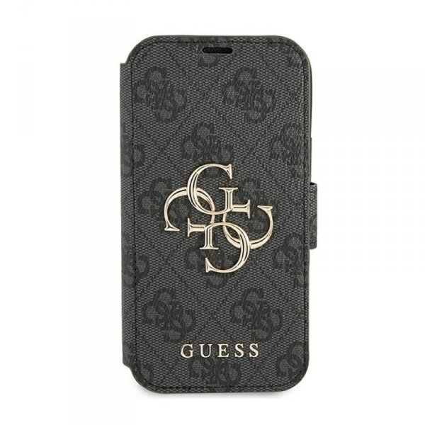 Guess Booktype 4G Big Metal Logo - Etui iPhone 13 Pro (szary)