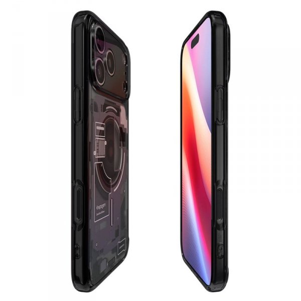 Spigen Ultra Hybrid Mag MagSafe - Etui do iPhone 17 Pro (Zero One Black)