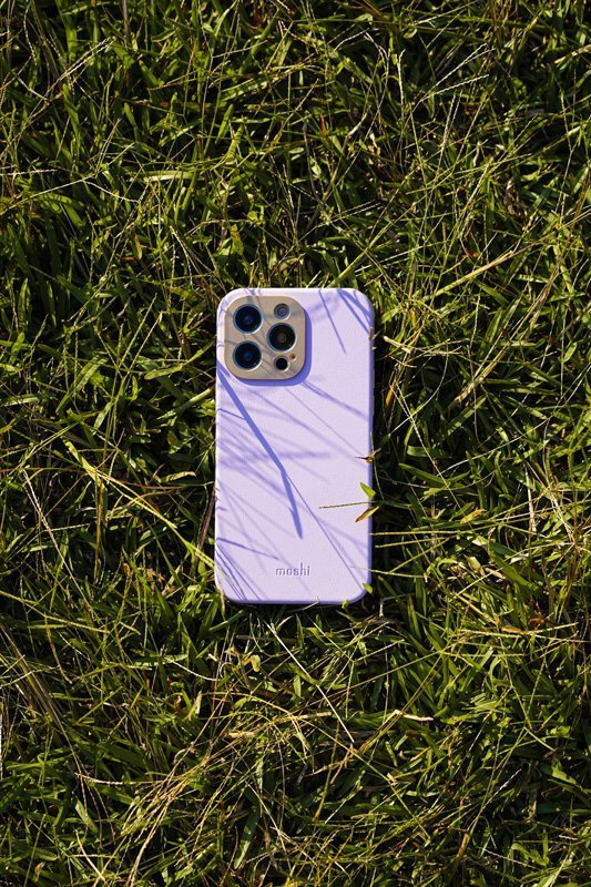 Moshi Napa Slim MagSafe - Skórzane etui iPhone 14 Plus (Midnight Black)