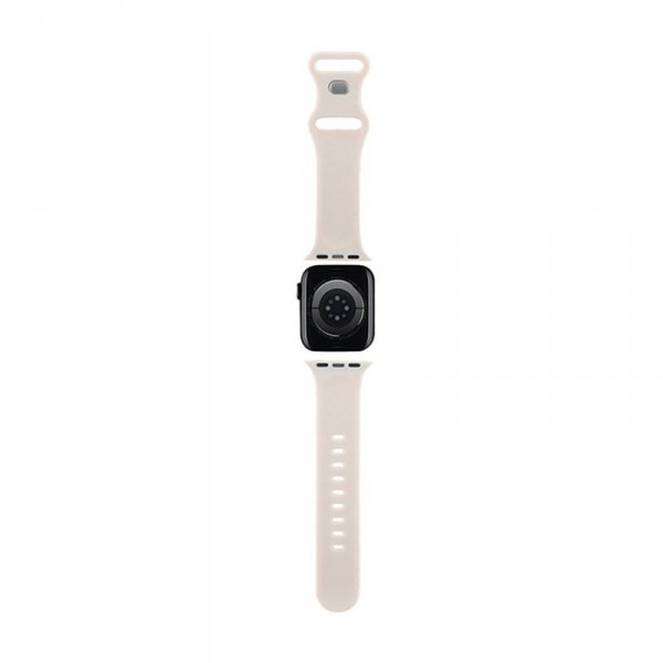 Hello Kitty Silicone Tags Graffiti - Pasek do Apple Watch 38/40/41 mm (beżowy)