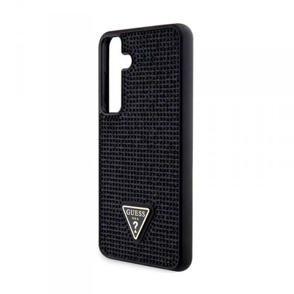 Guess Rhinestone Triangle - Etui Samsung Galaxy S24+ (czarny)