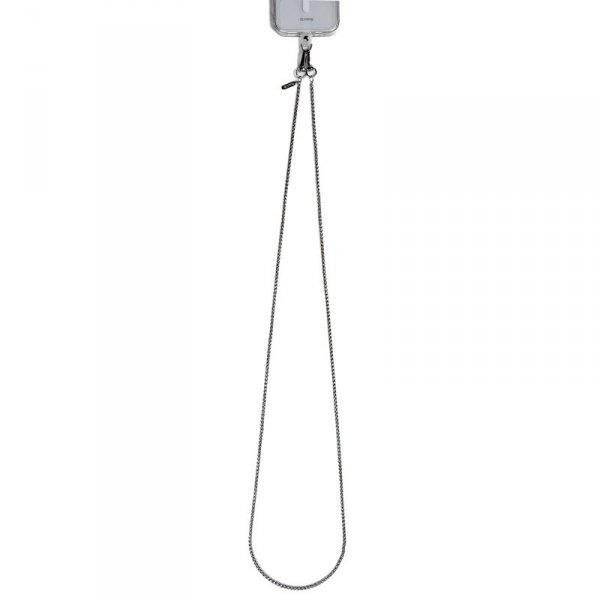 Crong Phone Crossbody - Smycz zawieszka do telefonu (Silver Link)