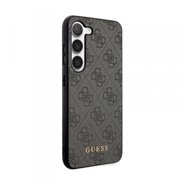 Guess 4G Metal Gold Logo - Etui Samsung Galaxy S24+ (czarny)
