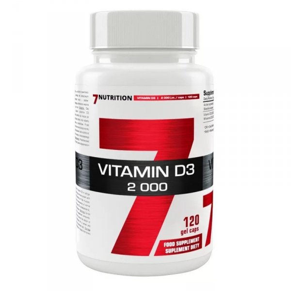 7Nutrition Vitamin D3 2000 120 caps