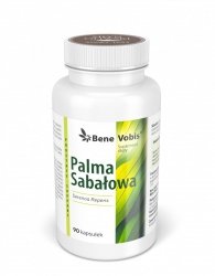 Palma Sabałowa (Saw palmetto) - 45% kwasów tłuszczowych - 90 kapsułek