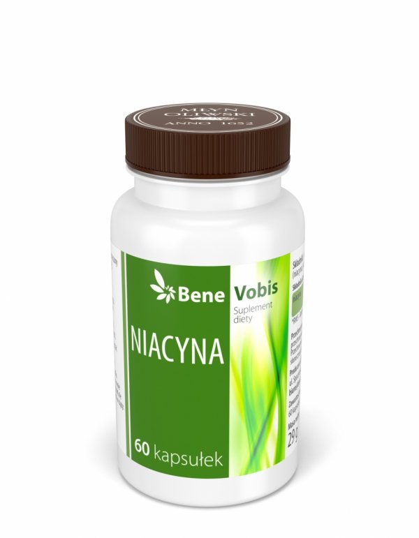 Niacyna - Witamina B3 (PP) - kapsułki