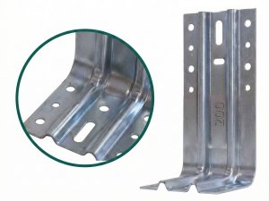 Kątownik montażowy 200x100x100x2mm ciesielski duży