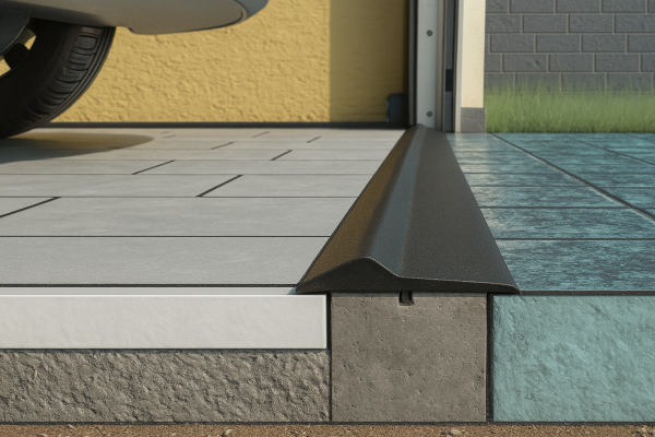 Uszczelka do progu bramy garażowej na piórowpust S2667 100x12,5mm 1mb EPDM  podłogowa guma progowa