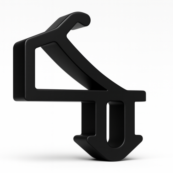 Uszczelka do okien PCV Bruegmann Salamander Czarna s1272 1m Brugman