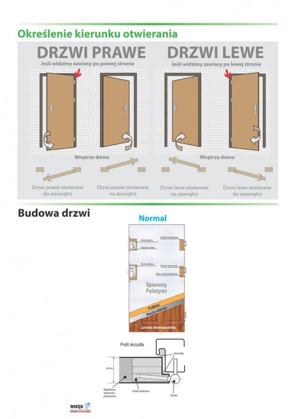 Drzwi wejściowe zewnętrzne Wikęd Premium wzór 14