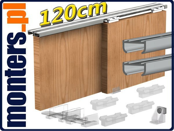 AP12 Szafka przesuwna APIS komplet okuć 2sk-1200mm