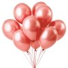 Balony Metaliczne Różowe Złoto 36cm 50szt [30 opakowań]