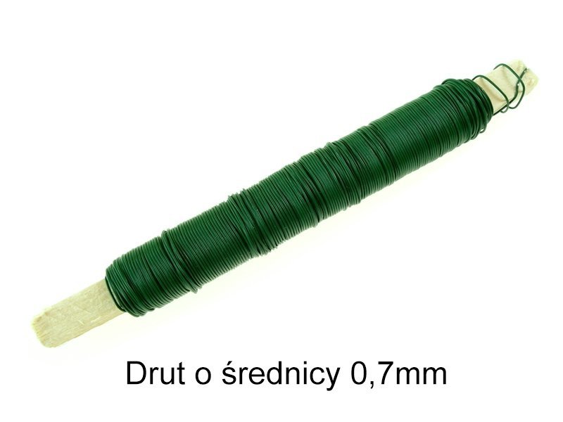 Drut Malowany na Patyku 0,7mm [Komplet - 20 Sztuk]