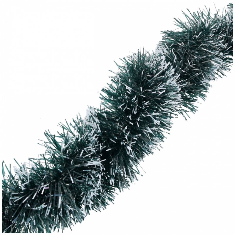 Łańcuch 11cm/2m Zielony-Biały KR1409B [60szt]