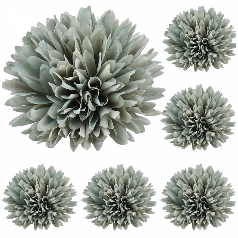 Główki Chryzantema 8cm 6szt Morski KR1838E [5opak]