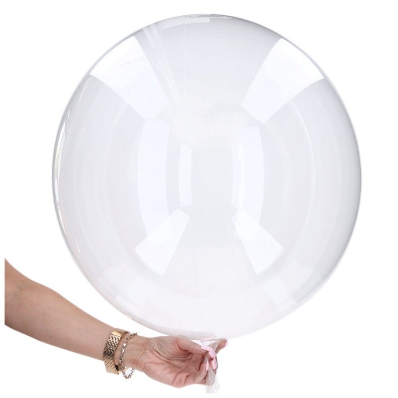 Balon Transparentny Crystal 50cm [100 sztuk]