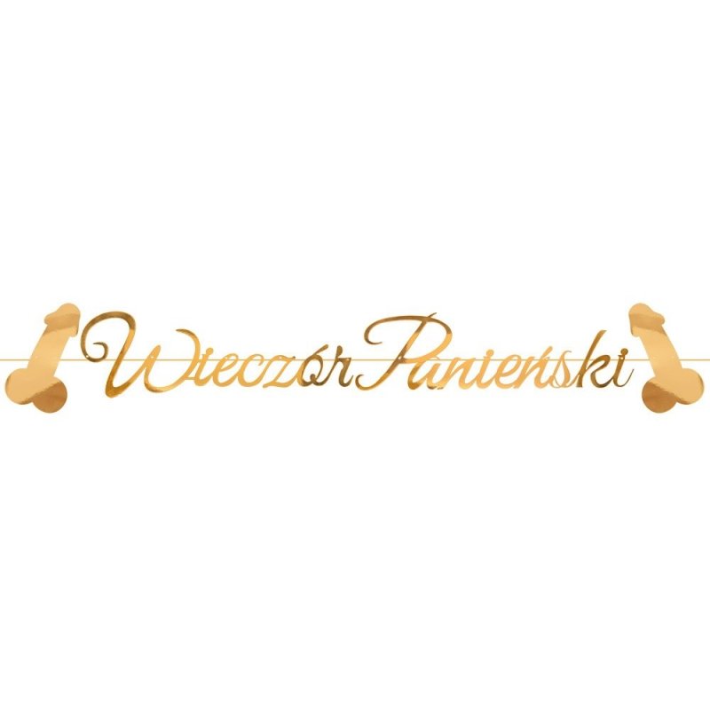 Baner Wieczór Panieński Peniski Złoto [ 5szt ]