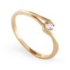 ARTES-Pierścionek z brylantem 0,08ct AB-44