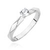 Pierścionek złoty 585 z brylantem 0,15ct zaręczynowy W-484