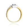 Pierścionek złoty 585 z brylantami 0,29ct W-271 zaręczynowy