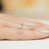 Pierścionek złoty 585 z brylantami 0,13ct zaręczynowy W-428