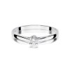 Pierścionek złoty 585 z brylantem 0,15ct zaręczynowy W-335