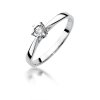 Pierścionek złoty 585 z brylantem 0,05ct zaręczynowy W-426