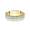 Pierścionek złoty 585 z brylantami obrączka 0,24ct W-507