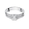 Pierścionek złoty 585 z brylantami 0,44ct W-364 zaręczynowy