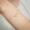 Bransoletka złota 585 z brylantami 0,015ct CB-26
