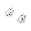 Kolczyki złote 585 z brylantami 0,08ct KO-52 angielskie