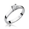 Pierścionek złoty 585 z brylantem 0,25ct W-221b zaręczynowy