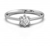 Pierścionek złoty 585 brylant 0,26ct zaręczynowy BR-037
