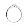 Pierścionek złoty 585 z brylantem 0,17ct zaręczynowy W-449