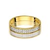 Pierścionek złoty 585 z brylantami 0,18ct zaręczynowy W-410