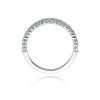Pierścionek złoty 585 z brylantami obrączka 0,24ct W-507