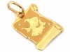 Zawieszka złota 375 znak zodiaku Ryby 